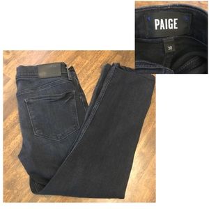 PAIGE DENIM LENNOX DARK WASH JEANS EUC - 30